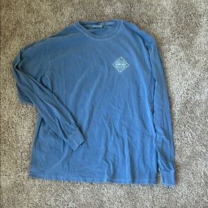 Men's Blue Long Sleeve Shirt